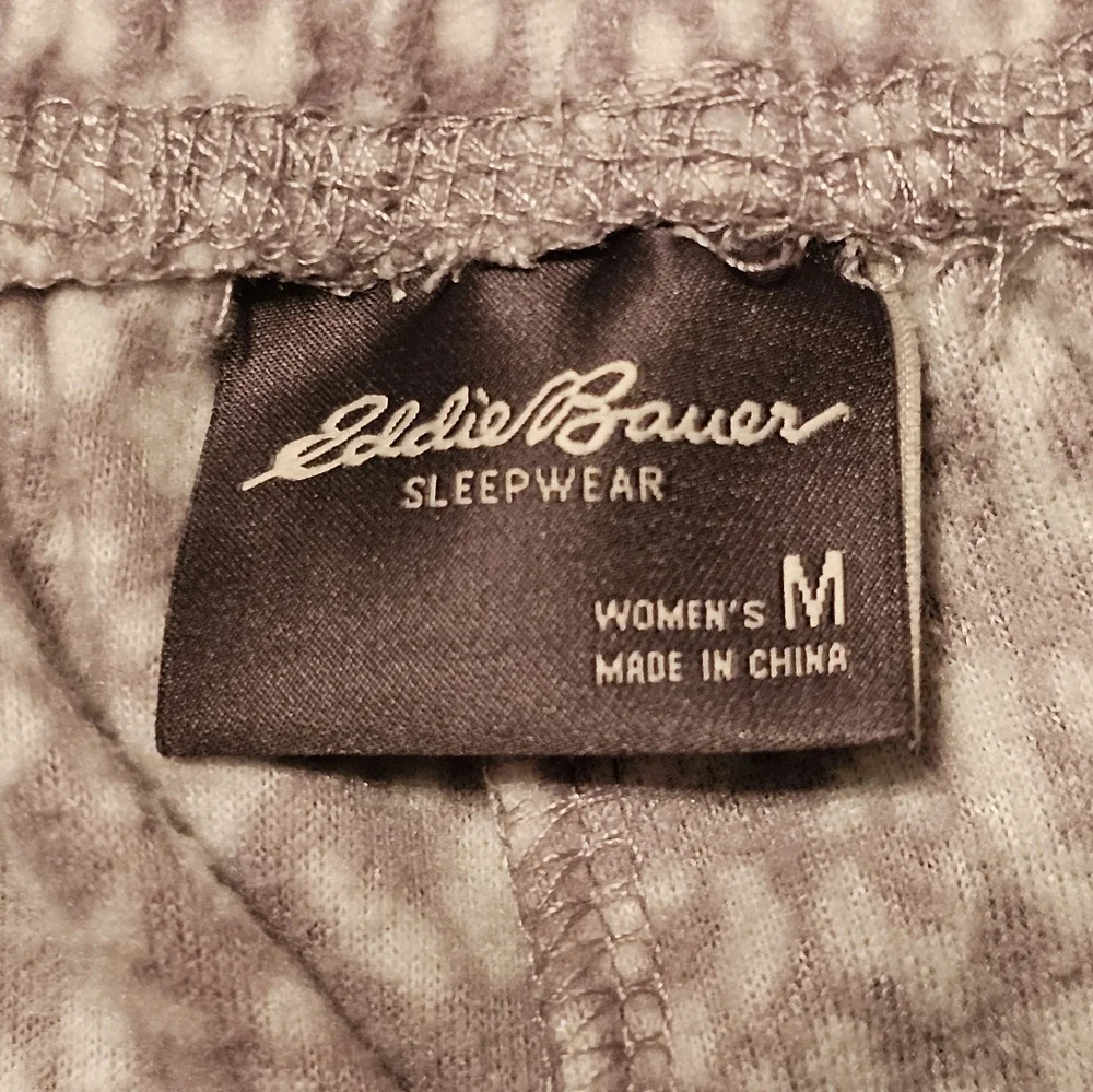 Eddie Bauer Gray Pajamas with Relaxed‎ Fit and Adjustable Waistband